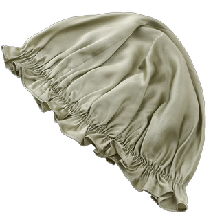 金三塔100%桑蚕丝睡帽女舒适透气弹力贴合防风护发真丝月子帽新品