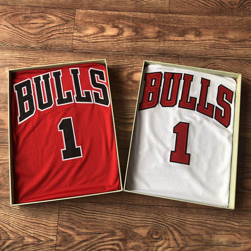 男女款复古背心公牛1号罗斯球衣