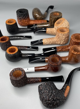 合集意大利Castello卡斯特罗Sea Rock 海岩石系列 手工石楠木烟斗