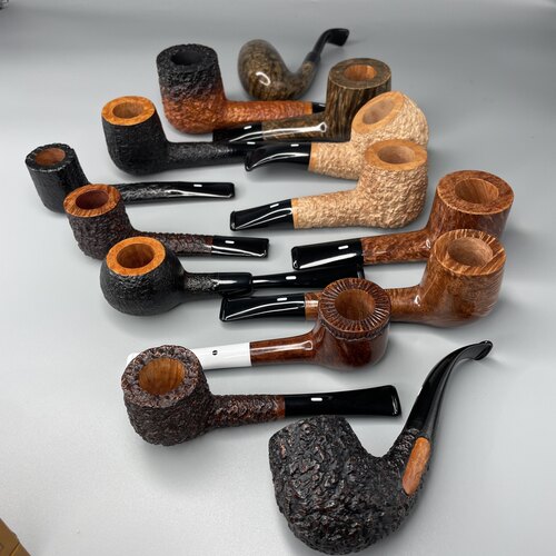 合集意大利Castello卡斯特罗Sea Rock 海岩石系列 手工石楠木烟斗
