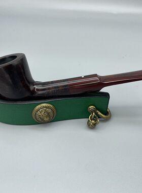 石楠木烟斗中小斗架通用便携全新绿色黑色8deco