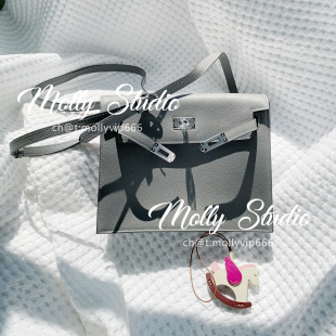 【Molly Studio】老金私定坊danse进口蜜蜡线手缝跳舞包积雨云灰