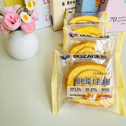 宝仔慕松瑞士卷蛋糕糕点心
