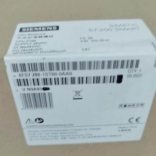 议价6ES7 288-1ST60-0AA0 CPU模块 中央处理器 S7-200 SMART维修