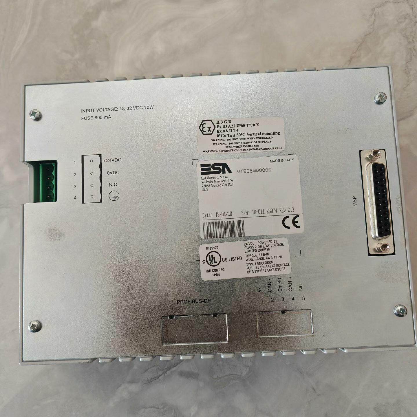议价VT505W0000 ESA意萨触摸屏 充新维修