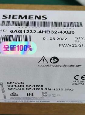 议价6AG1232-4HB32-4XB0 SIPLUS S7-1200 SM-1232 工控模块维修