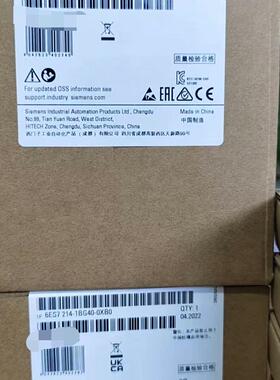 议价6ES7214-1BG40-0XB0 可编程控制器 工业自动化控制模块维修