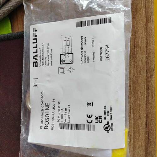 议价BOS01NE BOS 18M-PA-LR20-S4 巴鲁夫光电传感器维修