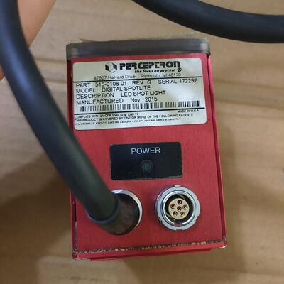 议价515-0108-01 PERCEPTRON封闭式LED聚光灯工业光源维修