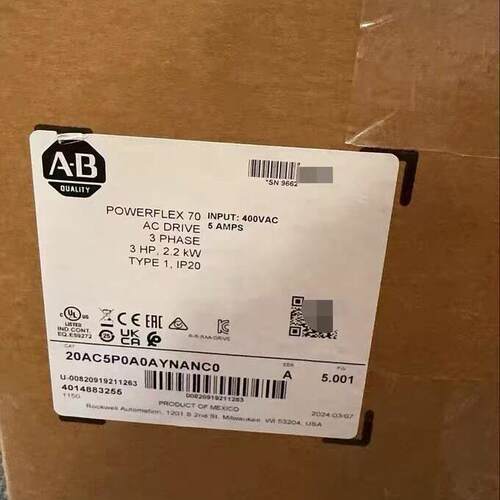 议价20AC5P0A0AYNANC0 罗克韦尔Powerflex70 三相工控变频器维修