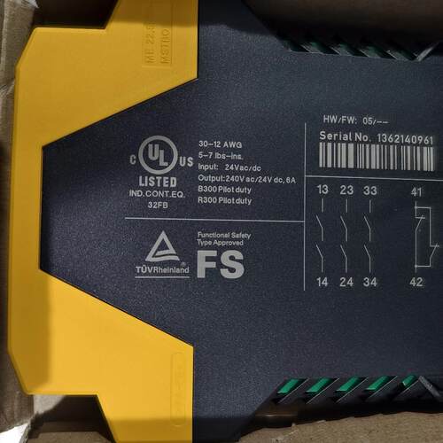 议价ESR5-NO-31-24VAC EATON伊顿安全继电器 工控自动化配件维修