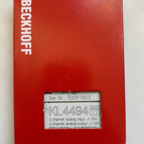 议价KL4494 倍福模块 双通道模拟输入输工控模块维修