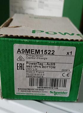 议价A9MEM1522 电能传感器 PowerTag Acti9 M63 1P+N 230V维修