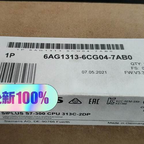 议价6AG1313-6CG04-7AB0 CPU模块 可编程工业控制模块维修