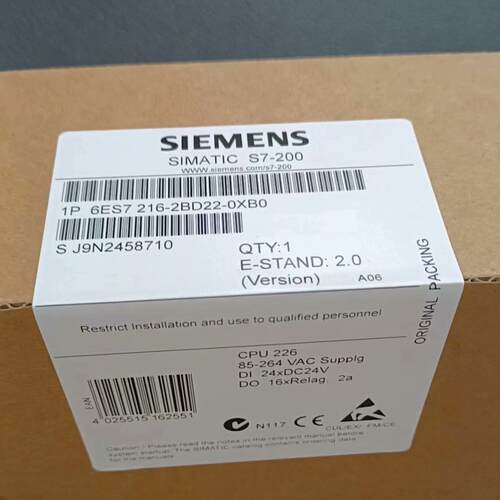 议价6ES7216-2BD22-0XB0 PLC模块 CPU226可编程控制器维修