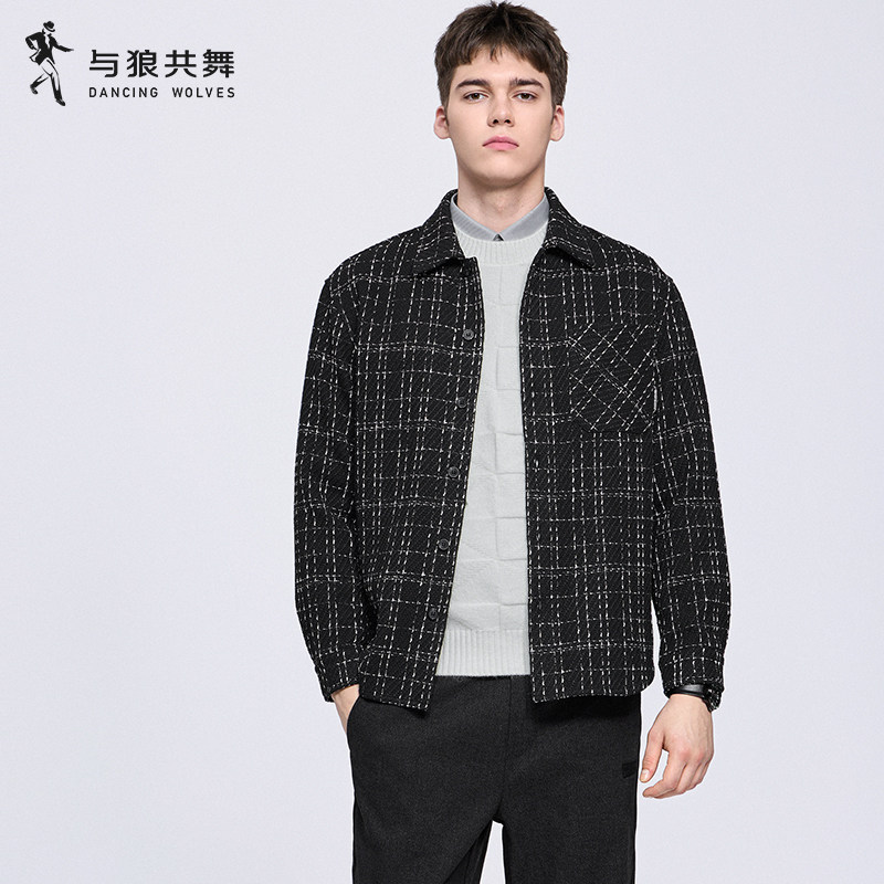 【小香风】与狼共舞长袖衬衫男