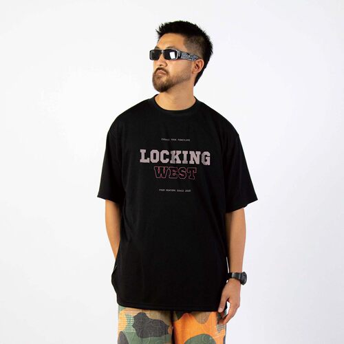 锁舞短袖街舞练功服WESTLOCKING