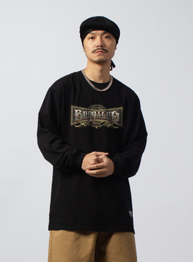 FunkyChoice西海岸boogaloo街舞popping重磅长袖T恤男宽松小领口