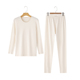 套装 女士100%棉秋衣秋裤 宽松款