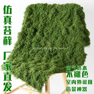 仿生苔藓造景微景观装饰块状微地形草皮遮挡软装绿植室内植被青苔