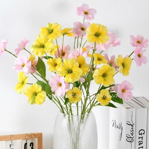 仿真花蝴蝶花假花摆设装饰摆件花