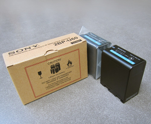 SONY Z200/NX800/Z280/X280/FX6/FS5索尼摄像机BP-U60电池两只 - 封面