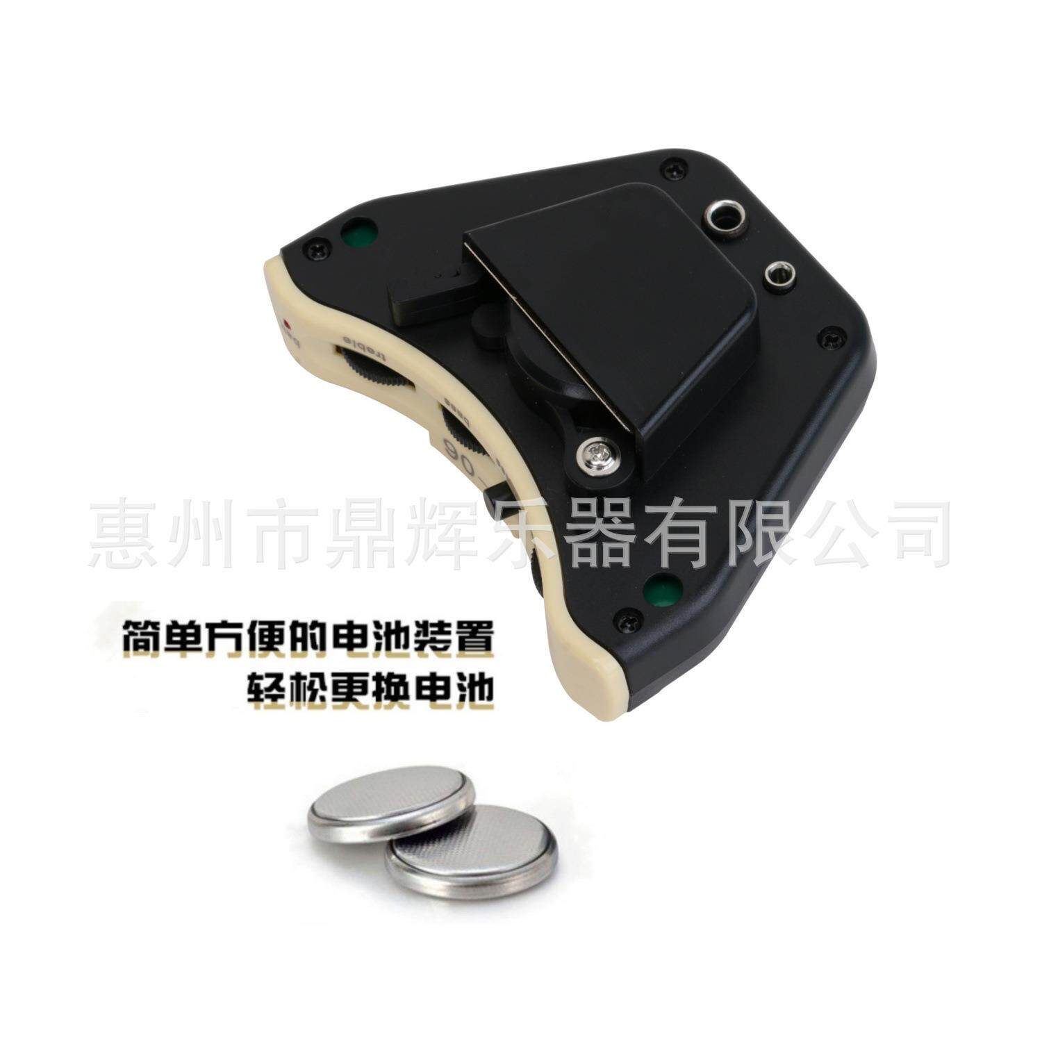T-06拾音器古典民谣木吉他音孔拾音器口轮安装免打孔压电拾音器