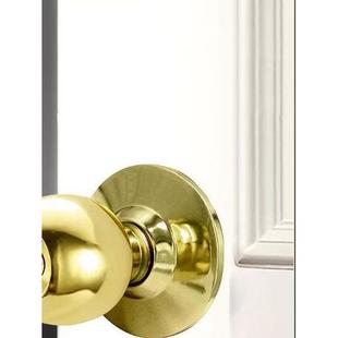 球门锁金色房间锁卧室室内家庭门锁万能木门锁房间门锁老式圆锁AI