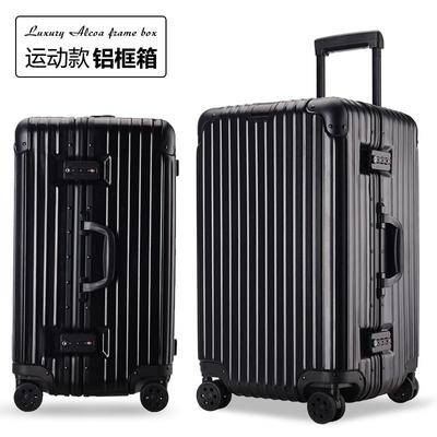 正品波万米加厚铝旅框拉杆箱男向轮32寸大容量8行箱出国托运2行李