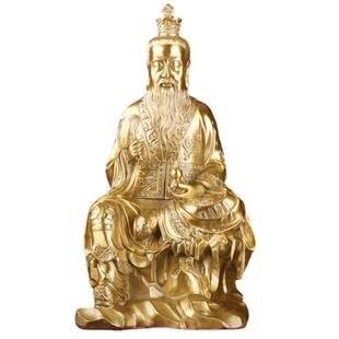 道德天尊铜像铜神像摆件铜太上老君神太上老君