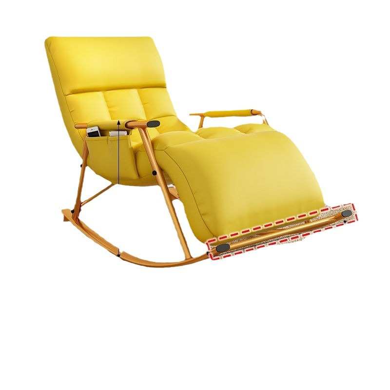 午休摇可躺椅睡躺靠背椅阳台卧室休闲懒人可摇椅椅客厅