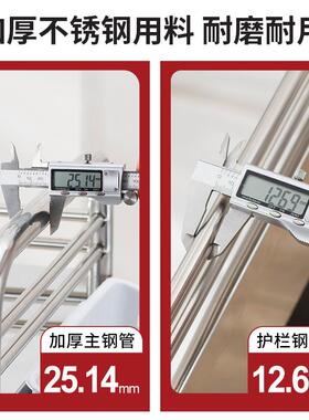 04不锈钢手救推车小推车多层抢车宠物护理车能RNQ专用多功3工具车