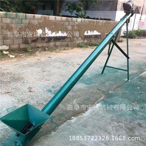 干粉水泥石灰管式螺旋输送机 干粉腻子粉提升上料机 散沙装车用