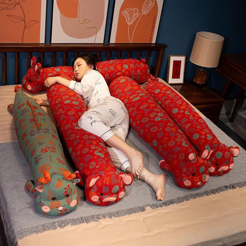 三层纱布百富猪枕女生折叠长枕孕妇侧睡专用宿舍枕