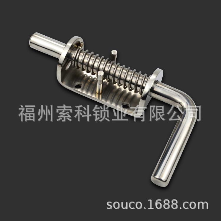 插销 304不锈钢重型工业机柜大型承重 弹簧大力门销 精铸大插销