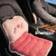汽车坐垫冬季 毛绒加厚单片车内座椅加热座垫通用车垫腰靠一体可爱