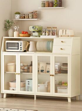 墙茶水储柜餐边柜子物柜客厅EFO靠茶置物柜轻奢柜置物架大容量橱