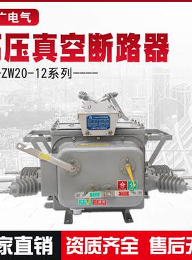 ZW20-12F/630A六氟化硫SF6铁壳不锈钢10kV柱上真空断路器户外高压