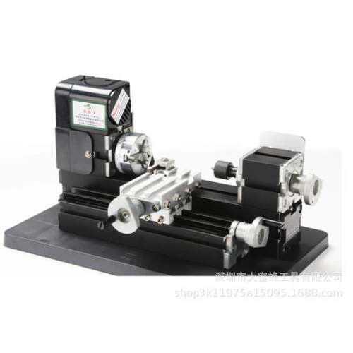 24W全金属迷你车床，使用20,000r/min，24W电机