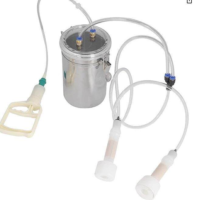手动小型挤羊奶器吸羊奶机器家用羊用易操作不锈钢2L工具