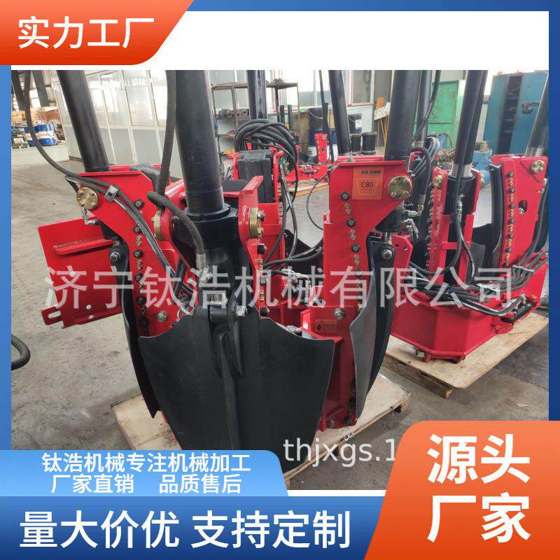 浙江滑移装载机挖树机,智造大观,滑移机移树机,园林树木移栽移植