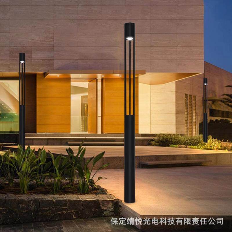 厂家直发户外铝型材LED庭院灯圆形景观灯超亮防水道路小区别墅灯