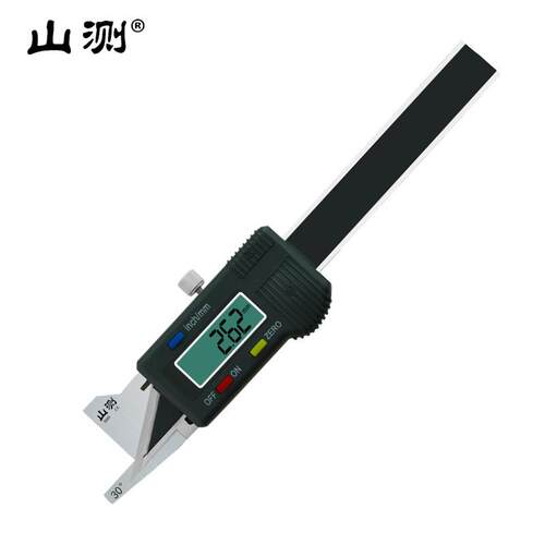 山测度角卡尺游标倒角规倒角精度测量3高0倒PUT度4560度不锈钢