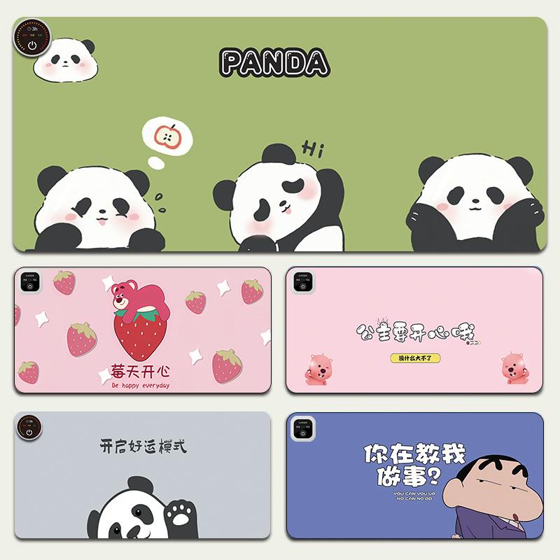 左开关暖桌垫学生写字垫办公室女生暖手桌垫加热暖桌垫桌面发热垫