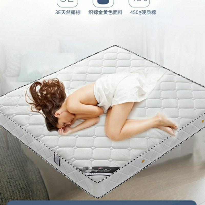 弹簧床垫20厚1.8米经济型双人偏硬1.5床软硬两用椰棕垫席梦思
