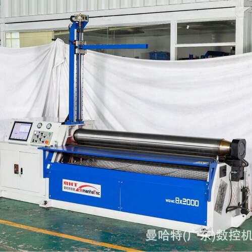 铁板铝板专用四辊卷圆机卷板机 带正面翻倒装置W12-8X2OO0