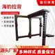 健身椅专业长凳U型杆硬拉背杠铃椅俯身划船海豹卧拉海豹拉背