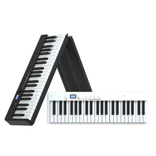折叠式88键智能钢琴便携电子琴幼师成年键盘家用手卷专业乐器BX20