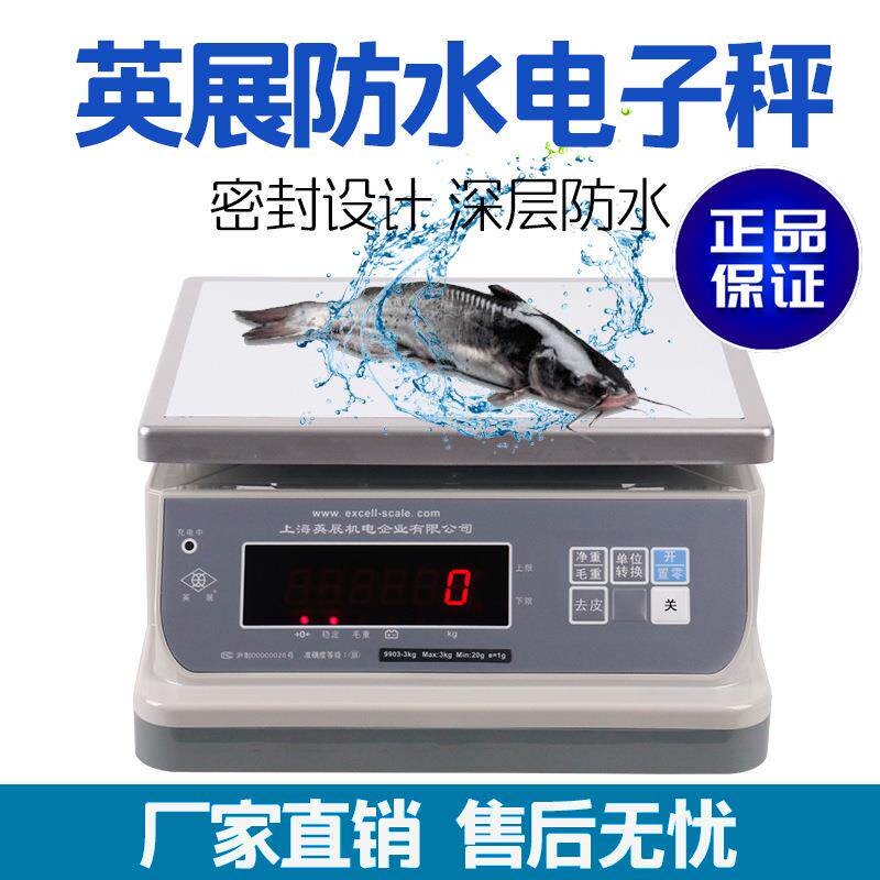 海鲜水产防水电子秤IP68防水烘焙秤0.1克国内大电商厨房秤供应商