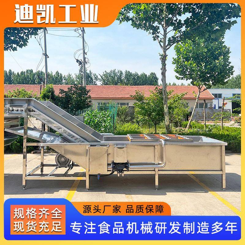 大型果蔬清洗机全自动蔬菜清洗加工设备蔬菜清洗机气泡清洗机